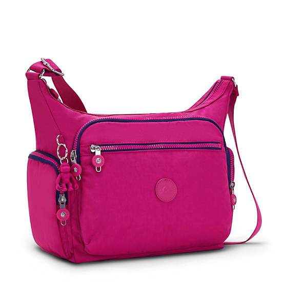 Kipling Gabbie Crossbody Bags Pink Fuchsia | CA 1159OK